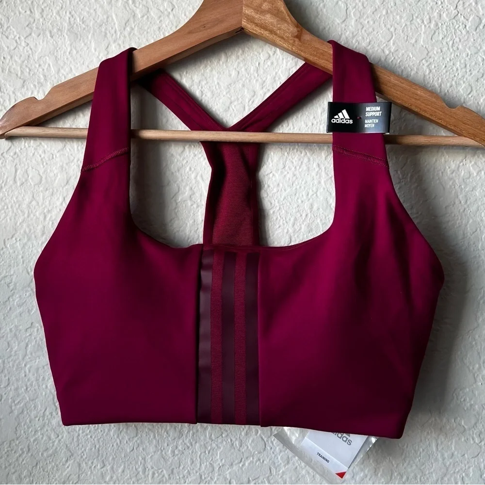 New with tags adidas Women's Training Medium Support Better 3-Stripes XS- DD - Picture 13 of 14